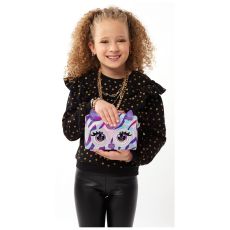 کیف جادویی پرس پتس متالیک مدل زبرا Purse Pets, image 8