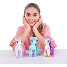 يونيکورن رنگی Sparkle Girlz با شاخ طلایی و موهای بنفش, تنوع: 100374-Unicorns and ponies Gold and Purple, image 2