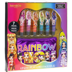 پک 6 تایی لیپ گلاس Rainbow High همراه با کیف, image 7