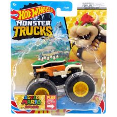 پک تکی ماشین Hot Wheels سری Monster Truck مدل Super Mario Bowser, image 