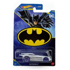 پک تکی ماشین Hot Wheels سری Batman مدل Batmobile سفید, image 