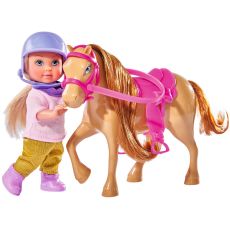 ست عروسک و اسب کرم Evi Pony, تنوع: 105737464-Pony Cream, image 3