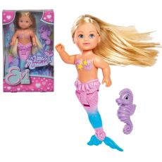 عروسک 12 سانتی Evi Love سری پری دریایی کوچولو مدل بنفش, تنوع: 105733424-Little Mermaid Pink, image 