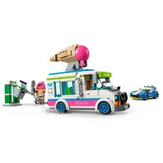 لگو سیتی مدل ماشین پلیس و کامیون بستنی فروشی (60314), image 5