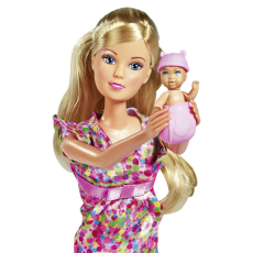 عروسک 29 سانتی باردار Steffi Love با نوزاد سورپرایزی, تنوع: 105733588-Steffi with Baby Green, image 3