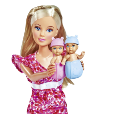 عروسک 29 سانتی باردار Steffi Love با نوزاد سورپرایزی, تنوع: 105733588-Steffi with Baby Purple, image 8