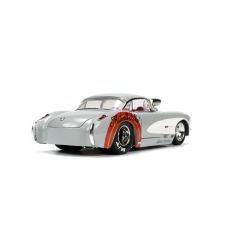 ماشین فلزی 1957 Chevrolet Corvette و فیگور فلزی باگزبانی با مقیاس 1:24, image 6