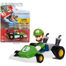 ماشین 6 سانتی لوئیجی به همراه فیگور, تنوع: 40303-Super Mario Kart Luigi, image 