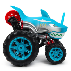 ماشین کنترلی 5 چرخ Shark Stunt Car طرح کوسه Crazon با مقیاس 1:14, image 8