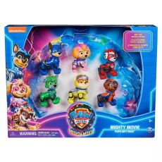 پک 6 تایی شخصیت های 6 سانتی پاپاترول سری Mighty Movie, image 