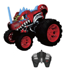 ماشین کنترلی 5 چرخ Shark Monster Truck طرح دایناسور قرمز Crazon با مقیاس 1:14, image 2