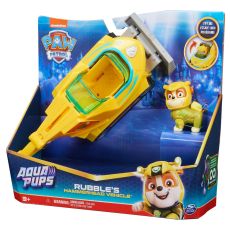 زیردریایی کله چکشی همراه با فیگور رابل سگ های نگهبان Paw Patrol سری Aqua Pups, تنوع: 6065229-Rubble, image 19