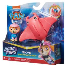 فیگور اسکای همراه با سفره ماهی کوچولو سگ های نگهبان Paw Patrol سری Aqua Pups, تنوع: 6065411-Skye, image 8