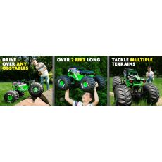 ماشین کنترلی Monster Jam مدل Mega Grave Digger با مقیاس 1:6, تنوع: 6066963-Mega Grave Digger, image 2