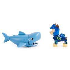 فیگور چیس همراه با کوسه کوچولو سگ های نگهبان Paw Patrol سری Aqua Pups, تنوع: 6065411-Chase, image 6