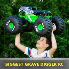 ماشین کنترلی Monster Jam مدل Mega Grave Digger با مقیاس 1:6, تنوع: 6066963-Mega Grave Digger, image 12