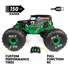 ماشین کنترلی Monster Jam مدل Mega Grave Digger با مقیاس 1:6, تنوع: 6066963-Mega Grave Digger, image 14