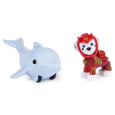 فیگور مارشال همراه با دلفین کوچولو سگ های نگهبان Paw Patrol سری Aqua Pups, image 11