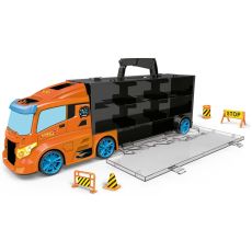 کامیون حمل کننده ماشین Hot Wheels مدل Transporter 40 به همراه 1 ماشین, image 