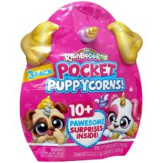 عروسک سورپرایزی رینبوکورنز RainBocoRns سری Pocket Puppycorns 10 سورپرایزی با شاخ بنفش, تنوع: 9284SQ1-Purple, image 2