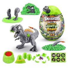 تخم داینو اسمشرز Smashers سری مگا ژوراسیک لایت آپ Mega Jurassic Lightup چراغدار با استخوان طوسی, تنوع: 74108-Gray, image 