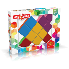 ست بازی مکعب جادویی 11 تایی رنگی پلی مگنت, image 