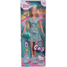 عروسک 29 سانتی Steffi Love مدل Hello Kitty با لباس آبی, image 3