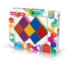 ست بازی مکعب جادویی 7 تایی رنگی پلی مگنت, image 