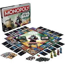 بازی فکری مونوپولی Monopoly مدل استار وارز بوبافت Star Wars Boba Fett, image 