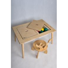 میز مونتسوری سفید چوبی کاما, تنوع: 21020-CM-Montessori Kids Table, image 2