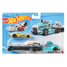 تریلی و ماشین Hot Wheels مدل Drivin Wild, تنوع: BDW51-Drivin Wild, image 