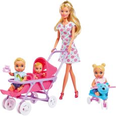ست عروسک 29 سانتی Steffi Love مدل Baby World با 3 کودک, image 4