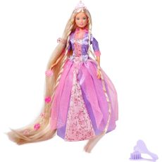 عروسک 29 سانتی Steffi Love مدل Rapunzel با لباس بنفش, تنوع: 105738831-Purple, image 2