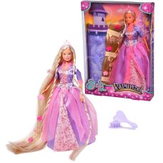 عروسک 29 سانتی Steffi Love مدل Rapunzel با لباس بنفش, تنوع: 105738831-Purple, image 