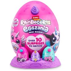 عروسک سورپرایزی رینبوکورنز RainBocoRns سری Eggzania Mini Mania با شاخ بنفش, تنوع: 9296-Purple, image 
