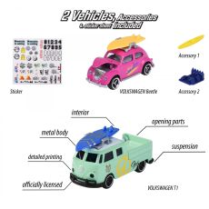 پک دوتایی ماشين های ماجراجویی Majorette مدل Volkswagen, تنوع: 212055006-Pink and Green, image 3