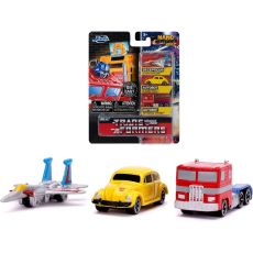 پک 3 تایی ماشین‌های فلزی کوچک Hollywood Rides مدل Transformers, تنوع: 253251013-Transformers, image 