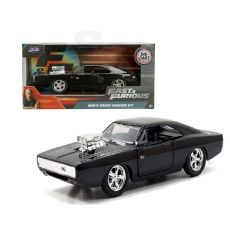 ماشین فلزی دوج چارجر Fast & Furious مدل Gloss Black با مقیاس 1:32, تنوع: 253202000-Dom's 1970 Dodge Charger, image 