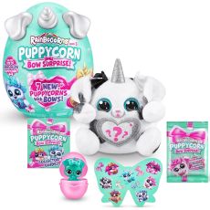 عروسک سورپرایزی رینبوکورنز RainBocoRns سری Puppycorn Bow Surprise با شاخ نقره ای, تنوع: 9269 - Silver, image 2