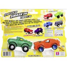 پک دوتایی ماشین‌های فشاری گو جیت زو Goo Jit Zu سری Goo Mobiles مدل Turbo Tygor و Rumble Rock Jaw, تنوع: 42674-Smash Pack, image 9
