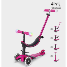 اسکوتر پنج حالته مجیک Mini2Grow دلوکس Micro صورتی, تنوع: MMD359-Pink, image 11