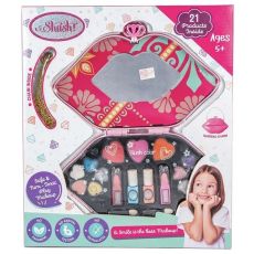 کیف دستی لوازم آرایشی طرح لب Shush, image 5