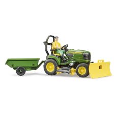 تراکتور John Deere به همراه تریلر برودر Bruder, image 