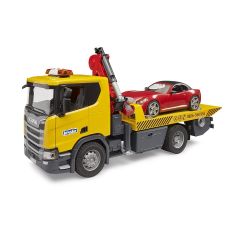 کامیون یدک کش اسکانیا Super 560R و ماشین roadster برودر Bruder, image 2