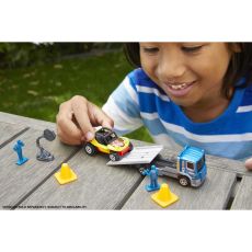 پک تریلر و ماشین Match Box سری Hitch and Haul مدل MBX Flatbed King, image 2