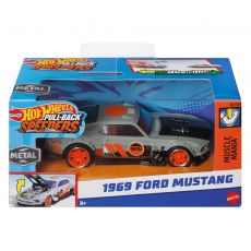 ماشین عقب کش Hot Wheels سری Pull-Back Speedersمدل 1969 Ford Mustang, تنوع: HPT04-1969 Ford Mustang, image 5
