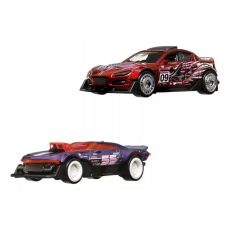 پک 2 تایی ماشین‌ های Hot Wheels سری Pull-Back Speeders مدل  Mod Speederو 2004 Mazda, تنوع: HPR91-Mazda, image 3