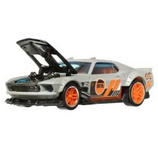 پک 2 تایی ماشین‌ های Hot Wheels سری Pull-Back Speeders مدل Loluxو 1969 Ford Mustang, تنوع: HPR91-Ford Mustang, image 2