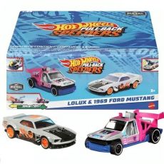 پک 2 تایی ماشین‌ های Hot Wheels سری Pull-Back Speeders مدل Loluxو 1969 Ford Mustang, تنوع: HPR91-Ford Mustang, image 