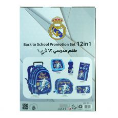 ست 12 در 1 کوله پشتی چرخدار 40 سانتی Real Madrid, image 11